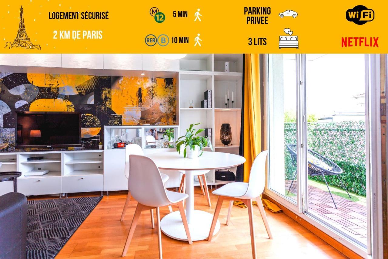 Anja - Top Hote Paris - 6 Personnes Balcon Parking Saint-Denis  Eksteriør billede